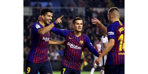 Barcelona ma dwa punkty straty do Realu Madryt